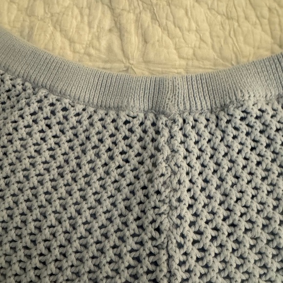 Aerie Crochet Shorts NWOT. Light blue. Size XL - Picture 5 of 9